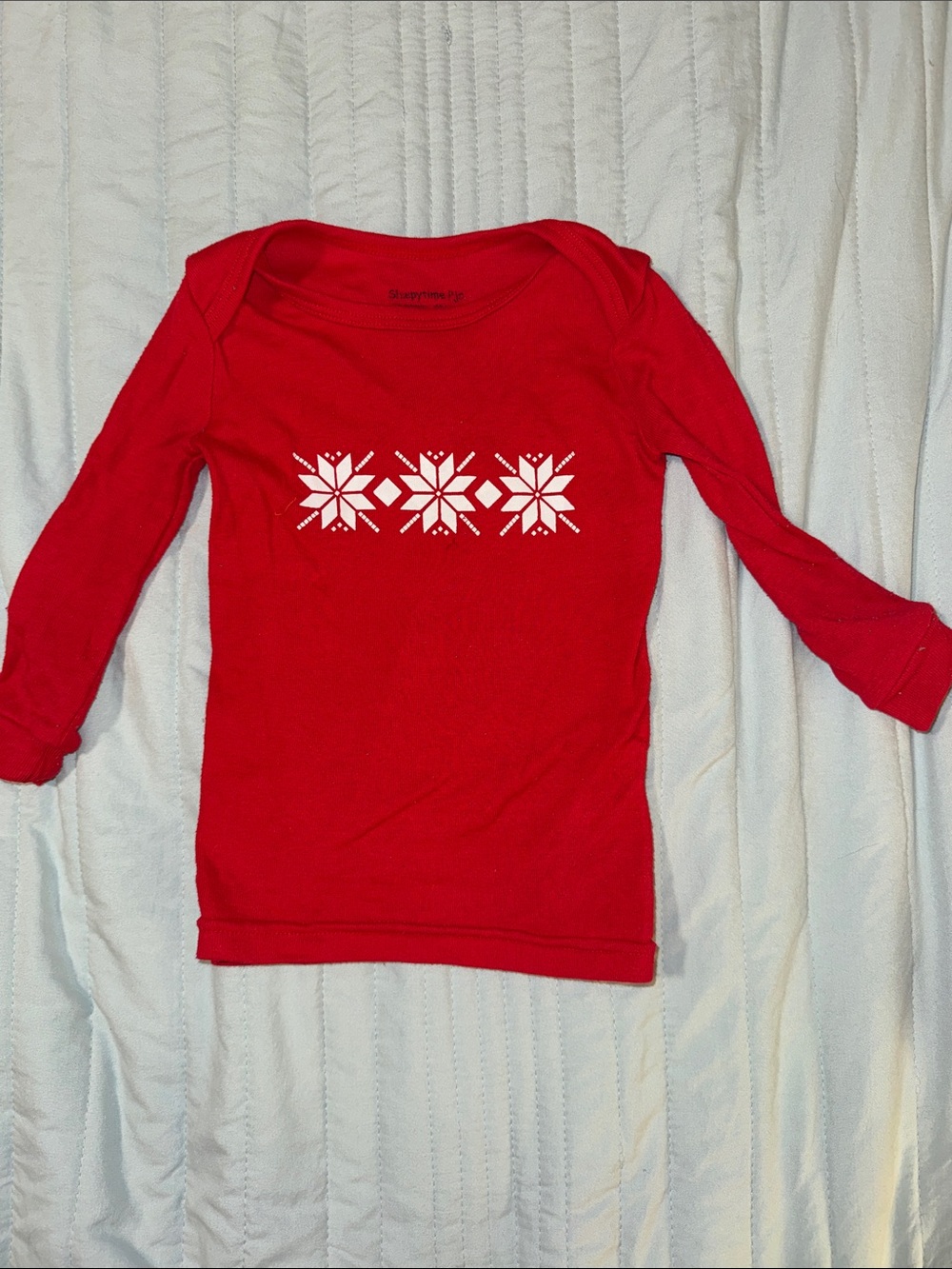 Holiday PJs Red Snowflake - Picture 6 of 7